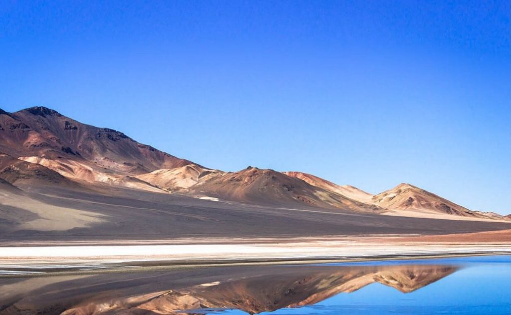 Paisaje desértico en el norte de Chile