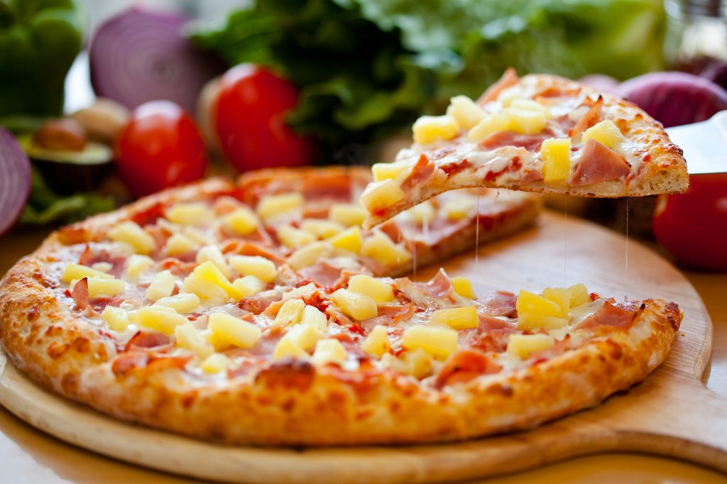 Pizza hawaiana