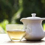 Taza de té blanco