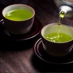 Tazas de té verde