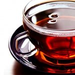 Taza de té negro