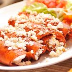 enchiladas rojas con queso